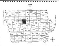Iowa State Map, Webster County 1986